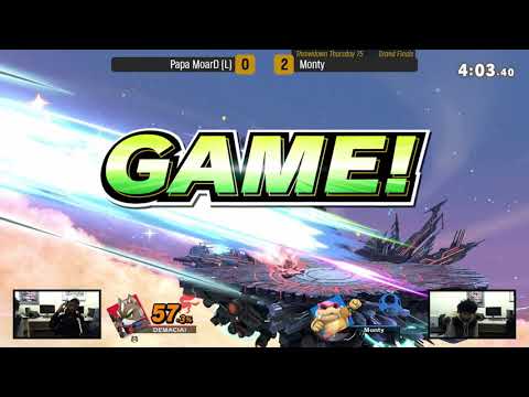 Throwdown Thursday 75 - Grand Finals - (Fox) MoarD vs Monty (Bowser Jr. )