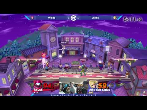 SOS39 Winners Quarters - Waldo (Samus) vs Luthie (Zero Suit Samus) Part 2