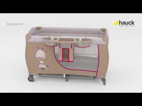 hauck Babycenter (Giraffe Animation) baby center travel cot