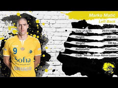 Marko Matic - Left Back - Maccabi Srugo Rishon Lezion - Handball - Highlights - Season 2018/19