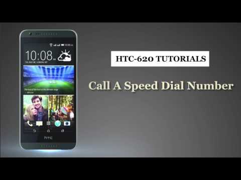 How To Call A Speed Dial Number On HTC Mobile smart phones user guide support