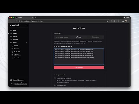 Snowball 101 - URL Search