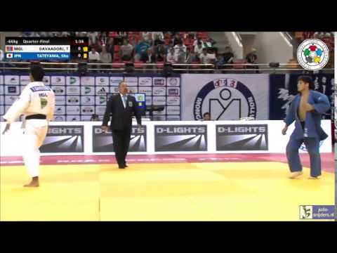 Judo 2014 Grand Prix Ulaanbaatar: Davaadorj (MGL) - Tateyama (JPN) [-66kg] QF