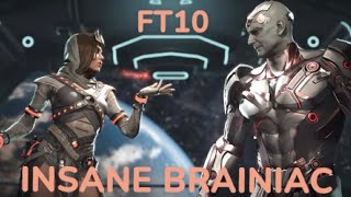 High Level Games W/ INSANE BRAINIAC - Injustice 2 Enchantress Gameplay