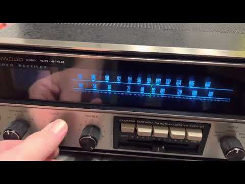Kenwood KR-4140 classic stereo receiver with manual professionally restored image 9