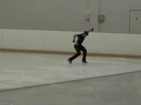 Brian Joubert - SP practice - EC 2007 Warsaw