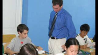 Eric serving at Kiev Christian Academy