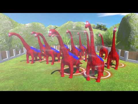 Battle Run Dinosaur Brachiosaurus - Epic Dinosaur Battle