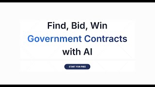 Find, Bid, Win Government Contracts with AI | CLEATUS GovCon Solution