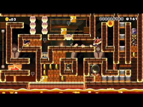 Super Mario Maker - 1-screen puzzle #7