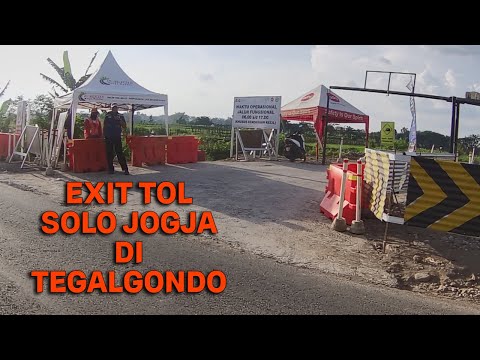 Exit tol Solo Jogja Fungsional di Tegalgondo dan Kateguhan