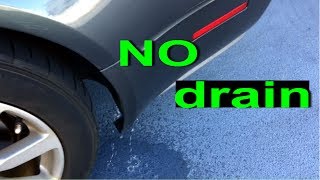 Cadillac CTS sunroof leak repair FIX REAR drain tubes 2008-2013 wet floor headliner pillars