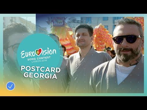 Postcard of Ethno-Jazz Band Iriao from Georgia - Eurovision 2018