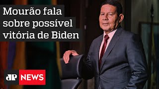 Mourão se diz despreocupado com possível vitória de Joe Biden