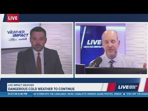 Brad's live weather update on dangerously cold temperatures