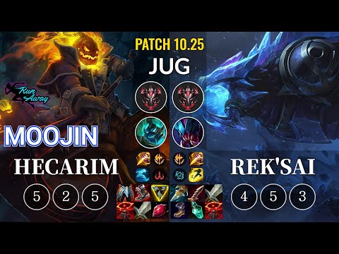 RNW Moojin Hecarim vs Rek'Sai Jungle - KR Patch 10.25