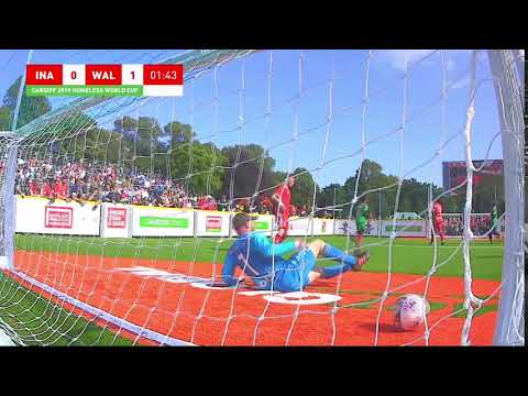Indonesia v Wales | Great goal for Indonesia v Wales! | Homeless World Cup 2019