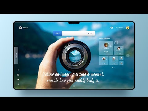 Web Design In Adobe XD | How To Make Website UI Design Using Adobe XD