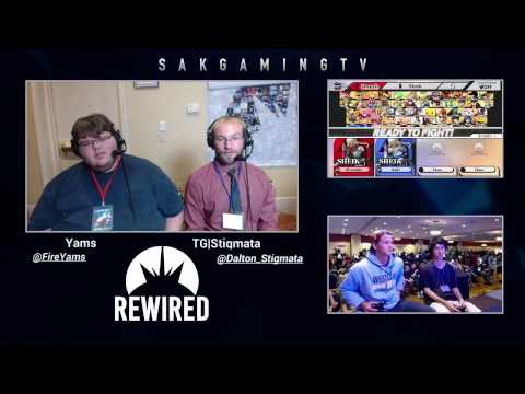 Rewired 2016 Smash 4 Losers Semis - BestNess (Ness/Samus) vs SAK|Saiki (Sheik)