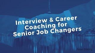 Interview & Career Coaching for Senior Job Changes