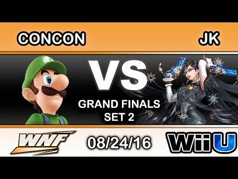 WNF 3.4 - SS | Mr. ConCon (Luigi) Vs. JK (Bayonetta) Grand Finals Set 2 - Smash Wii U