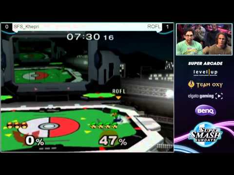 SSS 18 - ROFL (Luigi) Vs. SFS Khepri (Marth / Captain Falcon) - Pools