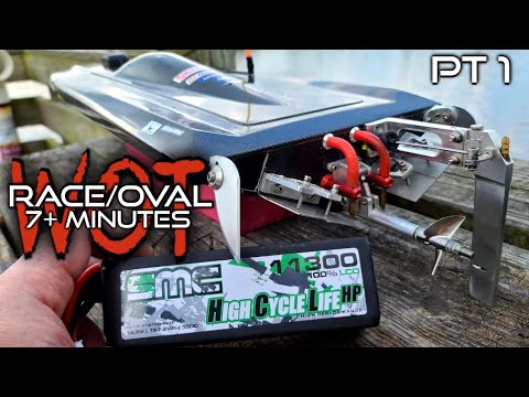 WOT 4s Ovals & Run Time Test SMC HCL-HP 11300mah 150c 4s Review - Oxidean Dominator