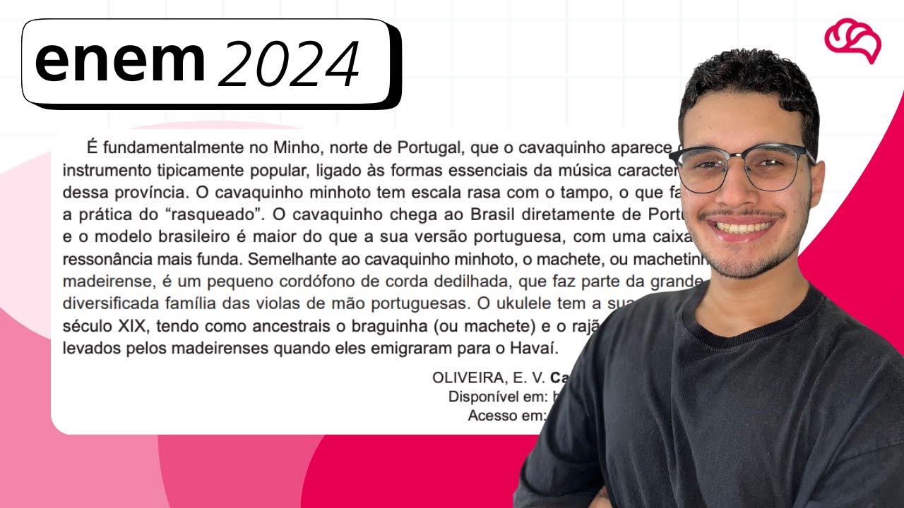 Resolução em Vídeo — Questão 8 ENEM 2024