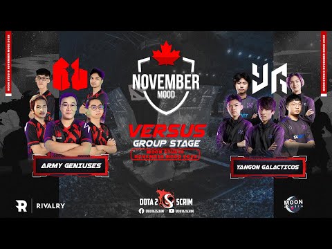Army Geniuses vs Yangon Galacticos - Moon Studio November Mood 2022 - Group Stage - BO2
