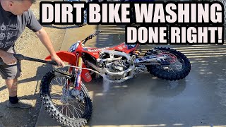 Dirt Bike Washing Done Right!