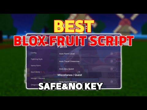 TSUO HUB - Best Blox Fruit Script *NO KEY* | FRUIT RAIN, AUTO FARM, RAID, RACE V4