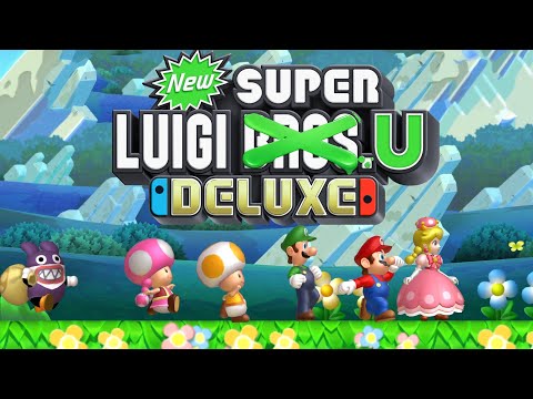 New Super Luigi U Deluxe - 2 Player Co-Op - Full Game Walkthrough