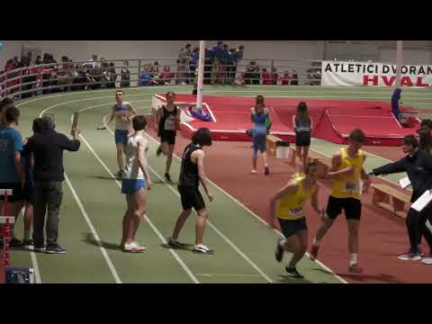 600-200-400-800m KADETI [M], II. skupina, 1. Agram - Dvoransko prvenstvo Hrvatske u štafetama 2023