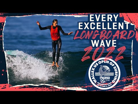 Every Excellent Longboard Wave From 2022 US Open Of Surfing