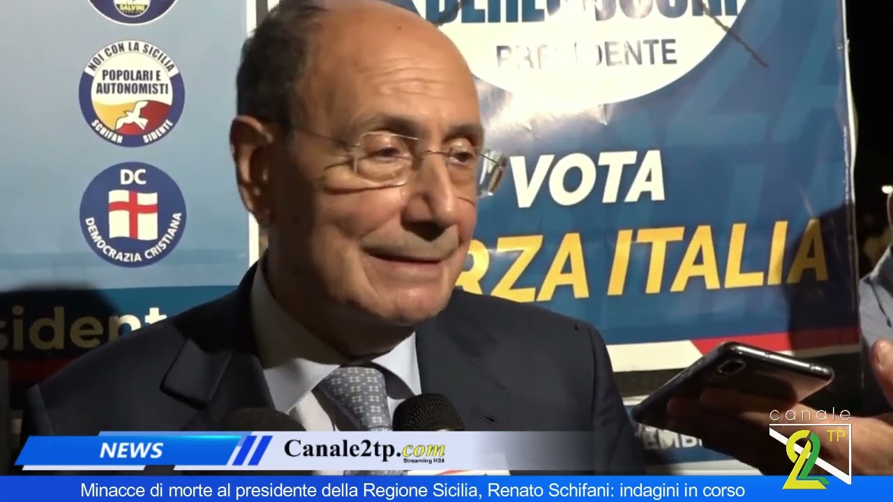 Minacce di morte al presidente della Regione Sicilia, Renato Schifani: indagini in corso