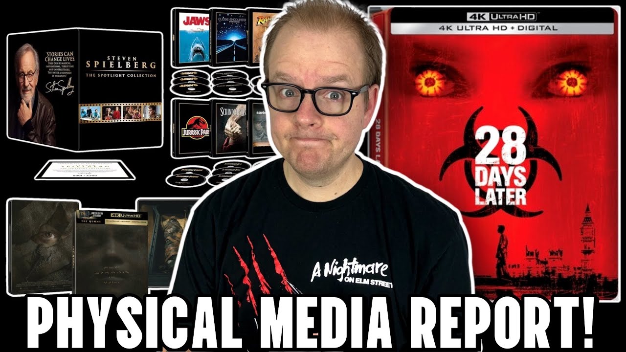 Massive Spielberg STEELBOOK Boxset, 28 Days Later, And The Mummy! | The Physical MEDIA Report #312