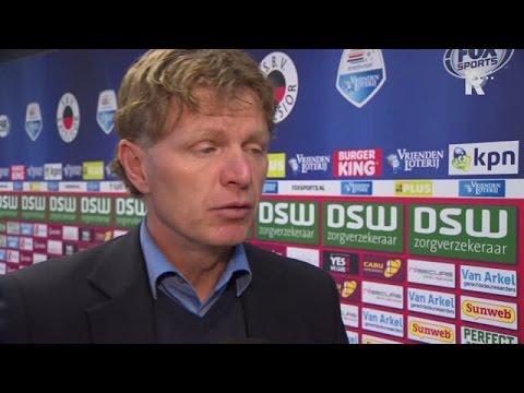 Fons Groenendijk na afloop van Excelsior - Roda JC