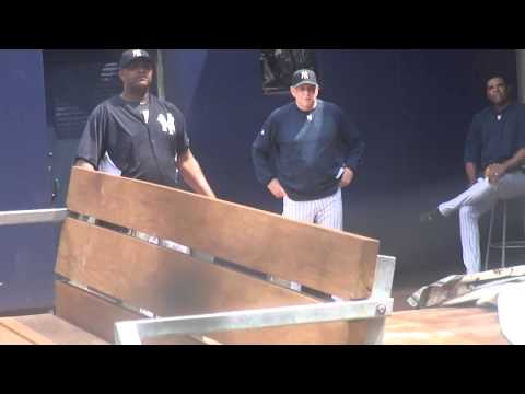 CC Sabathia Bullpen Session at Yankee Stadium