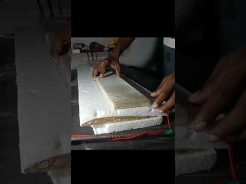 rc plane wing making with hot wire cutting technique #diy #homemade