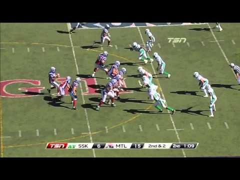 CFL Recap: Saskatchewan 17, Montreal 28 - September 16, 2012