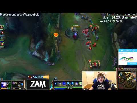 Irelia Carries U hears what Sneaky says on stream and gets mad - League of Legends