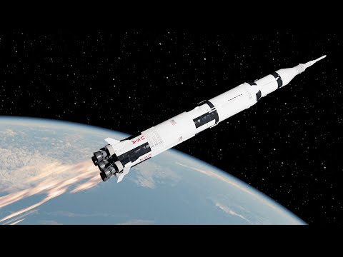 Lego NASA Apollo Saturn V 92176 - Speed Build