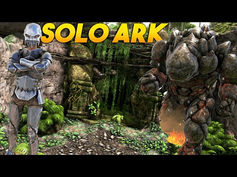 How A SOLO Player Survives On Populated Servers - ARK