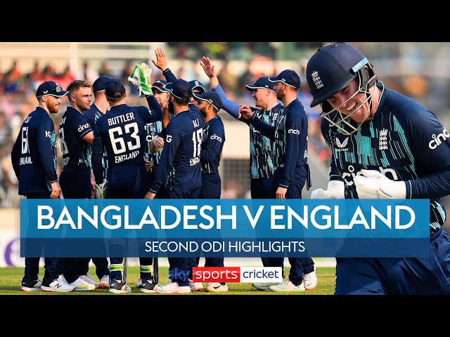 Roy strikes MAGNIFICENT century | Bangladesh v England second ODI | Highlights