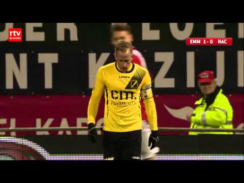 FC Emmen wint met 1-0 van NAC Breda