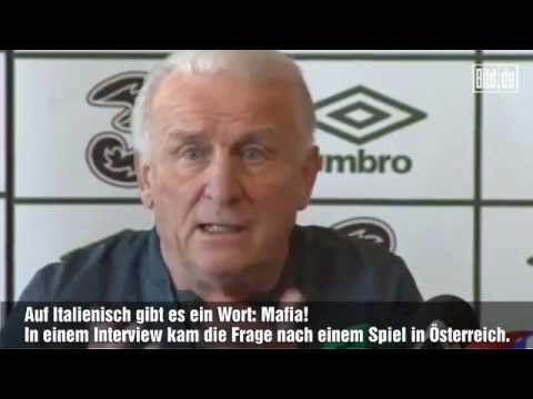 Trapattoni Ausraster wegen Wettskandal