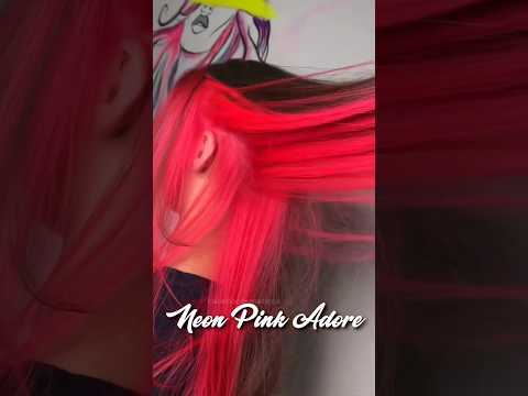 Nuevo Tinte Neon Pink De Adore #shorts