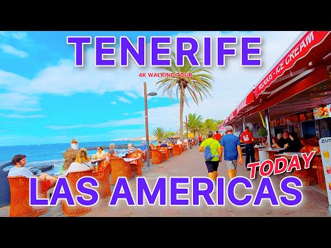 TENERIFE TODAY - LAS AMERICAS 🇮🇨 What’s the Atmosphere? Walking Tour 4K