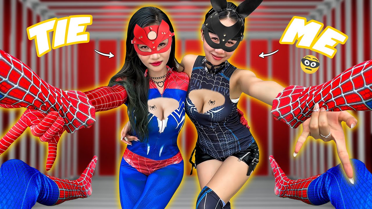 These SPIDER-GIRL'S are GOOD or BAD with SPIDER-MAN? 🤔 (Parkour POV Love Story in Real Life)