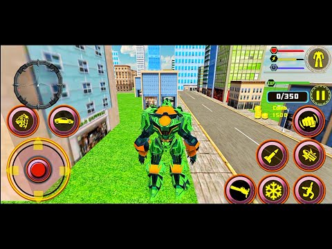 US Police Transform Robot Car - White Tiger Game - Android Gameplay Part 5